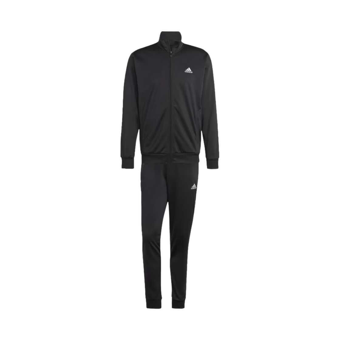 아디다스 라이너 로고 트리콧 트랙 수트 블랙 화이트 - KR 사이즈(Adidas Linear Logo Tricot Track Suit Black White - KR Sizing)