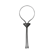 Prada Saffiano Leather Bolo Tie Black