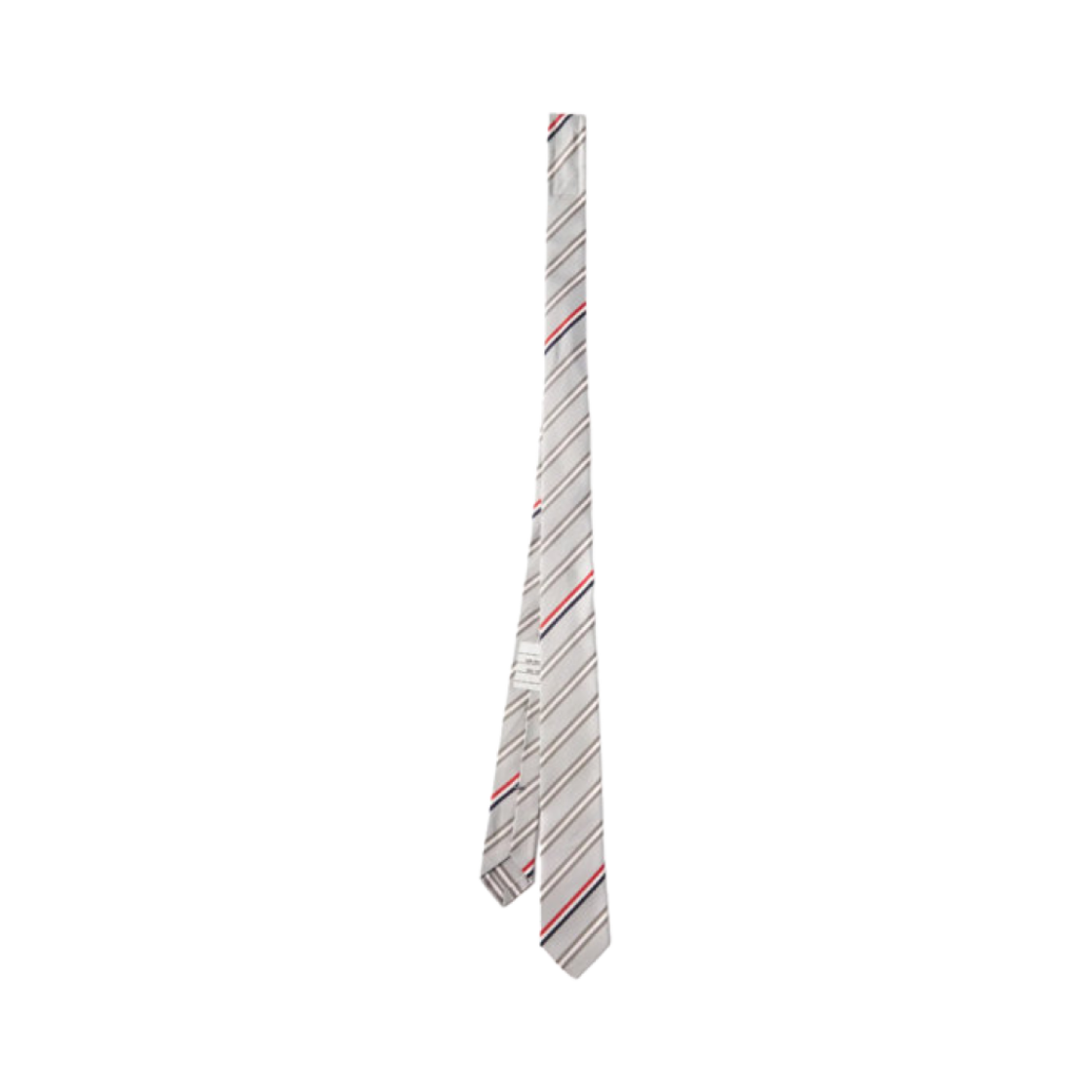 톰브라운 스트라이프 트윌 타이 미디움 그레이(Thom Browne Stripe Twill Tie Medium Grey)