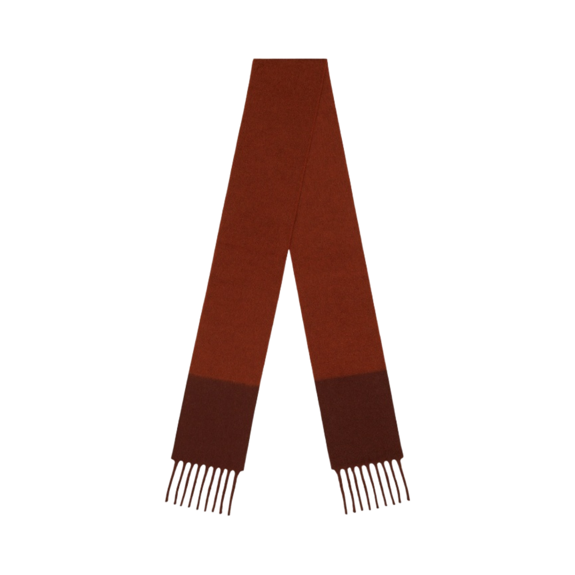 에르메스 알루메트 머플러 루즈 캄페체 브룬(Hermes Allumette Muffler Rouge Campeche Brun) - 1