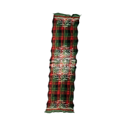 Kapital Full Length Wool Tartan Ainu Muffler Green