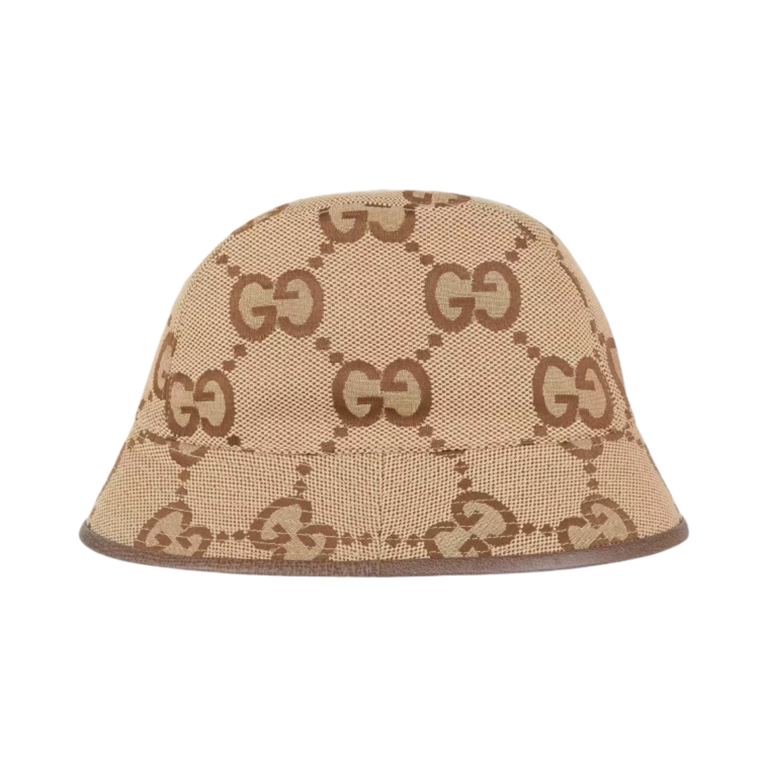 구찌 점보 GG 캔버스 버킷햇 카멜 에보니(Gucci Jumbo GG Canvas Bucket Hat Camel Ebony) - 2
