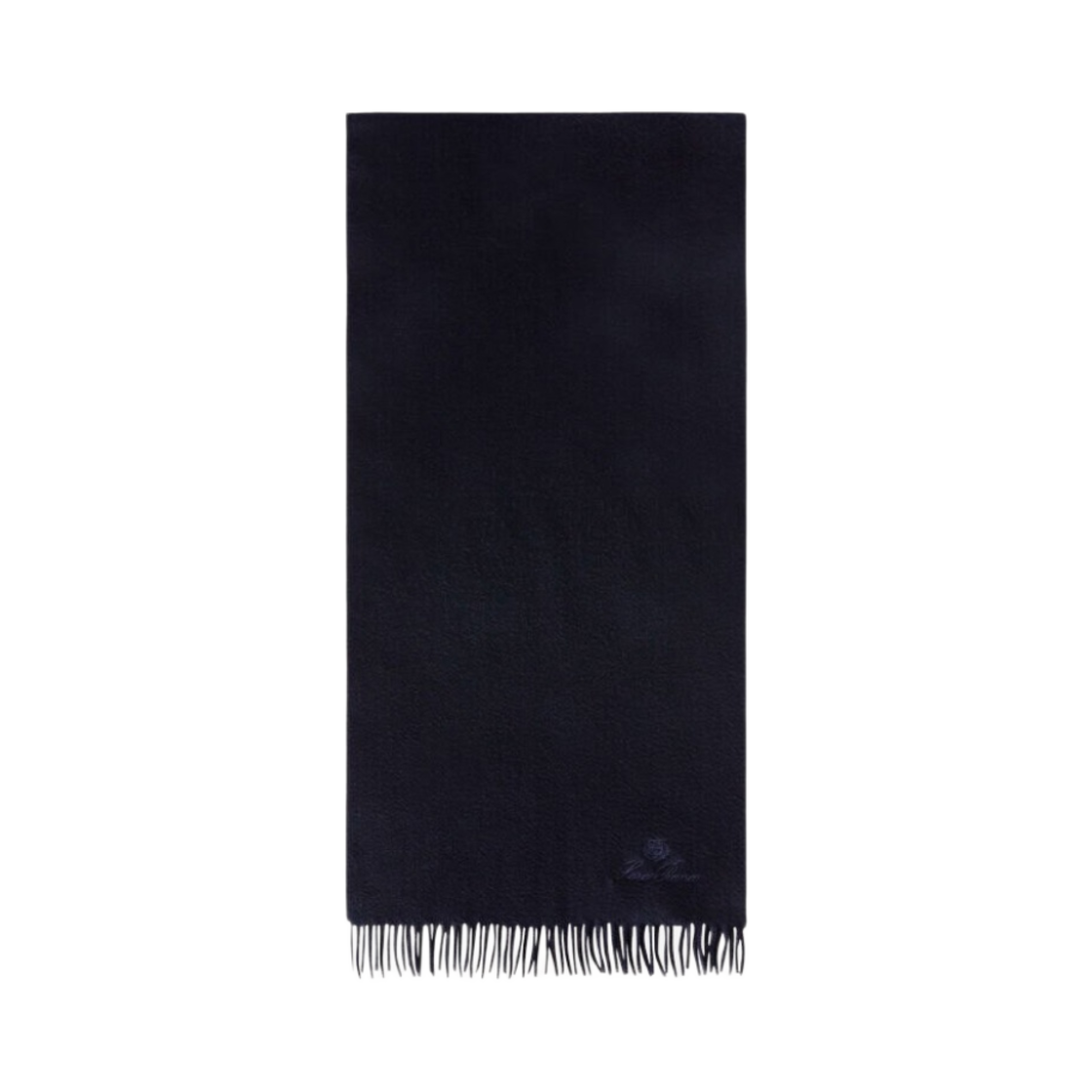 로로 피아나 피콜라 유니타 캐시미어 스카프 네이비 블루(Loro Piana Piccola Unita Cashmere Scarf Navy Blue)