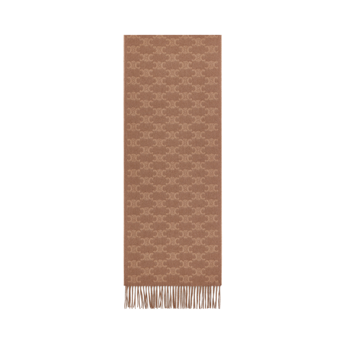 셀린느 머플러 모노그램 캐시미어 라이트 카멜 베이지(Celine Muffler in Monogram Cashmere Light Camel Beige)