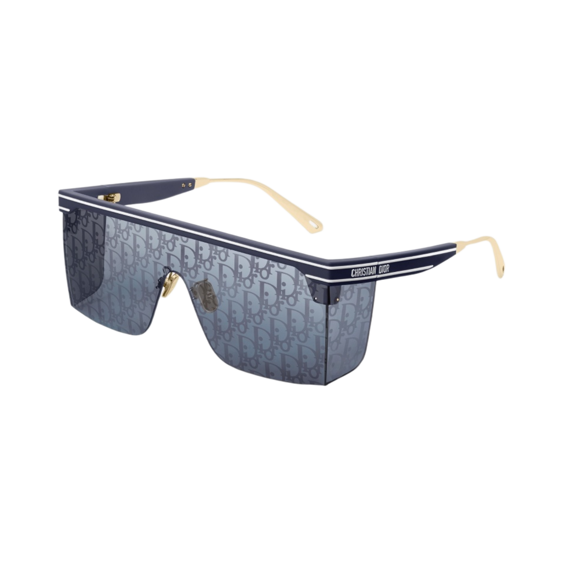 (W) 디올 디올클럽 M1U 마스크 선글라스 블루 디올 오블리크