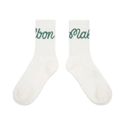 Malbon Golf Malbon Script Socks White