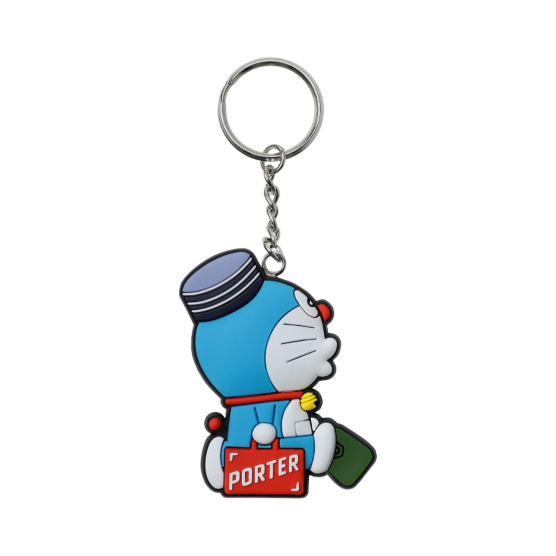 포터 x 도라에몽 키링 사이드 레드(Porter x Doraemon Keyring Side Red)