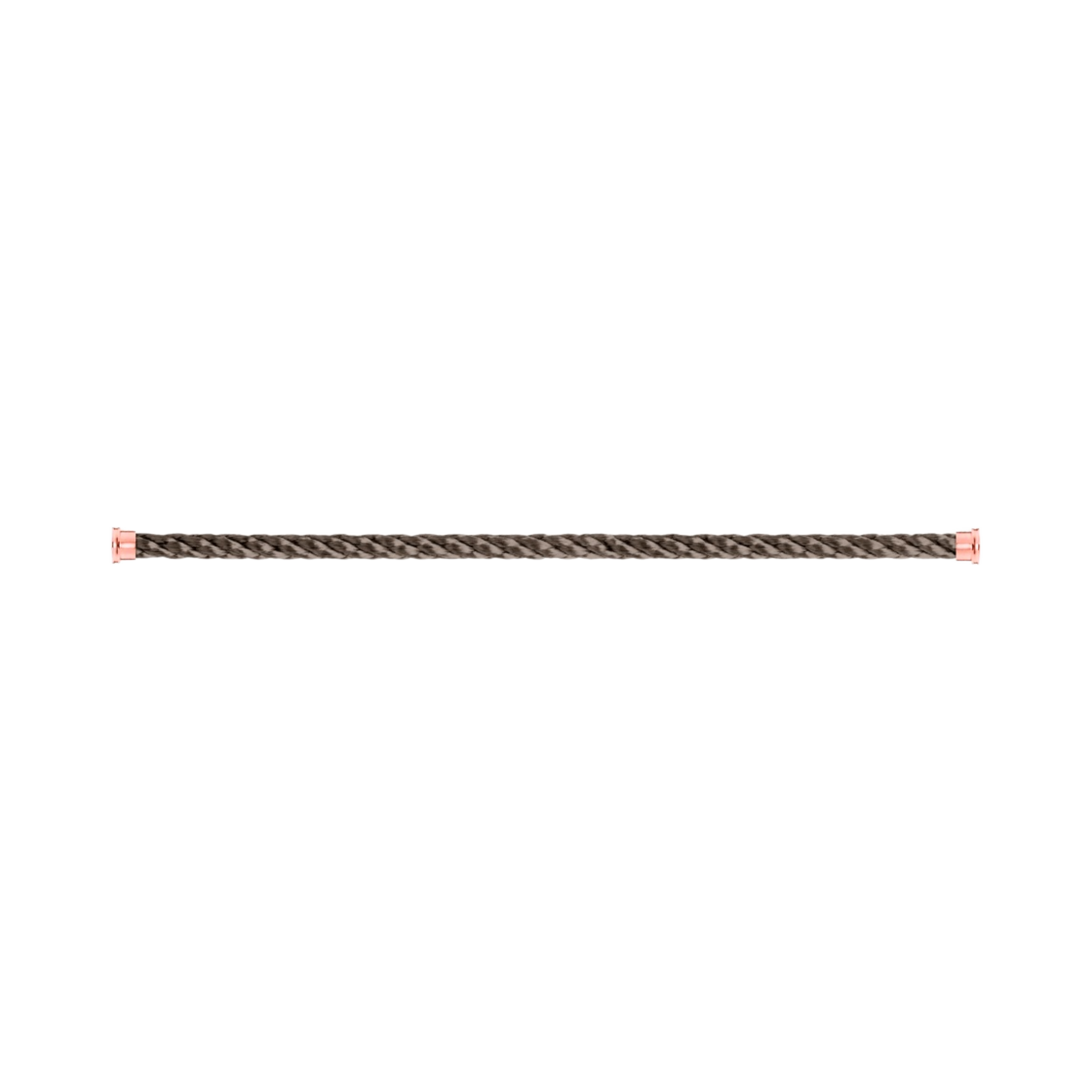 프레드 그레이 스톰 케이블 브레이슬릿 라지 핑크 골드(Fred Grey Storm Cable Bracelet Large Pink Gold)