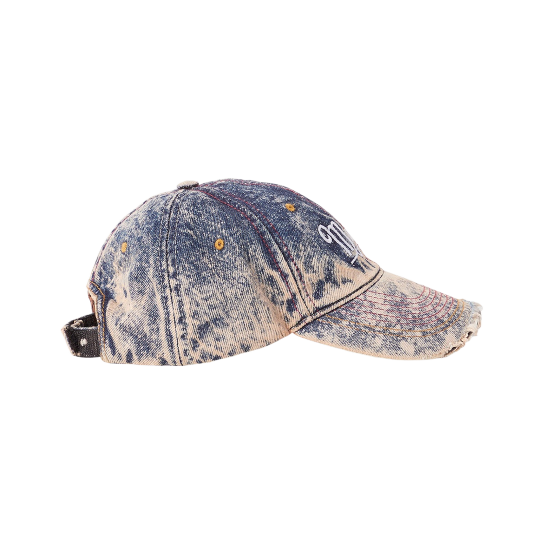 마르니 디스트레스드 베이스볼 캡 블루(Marni Distressed Baseball Cap Blue) - 2
