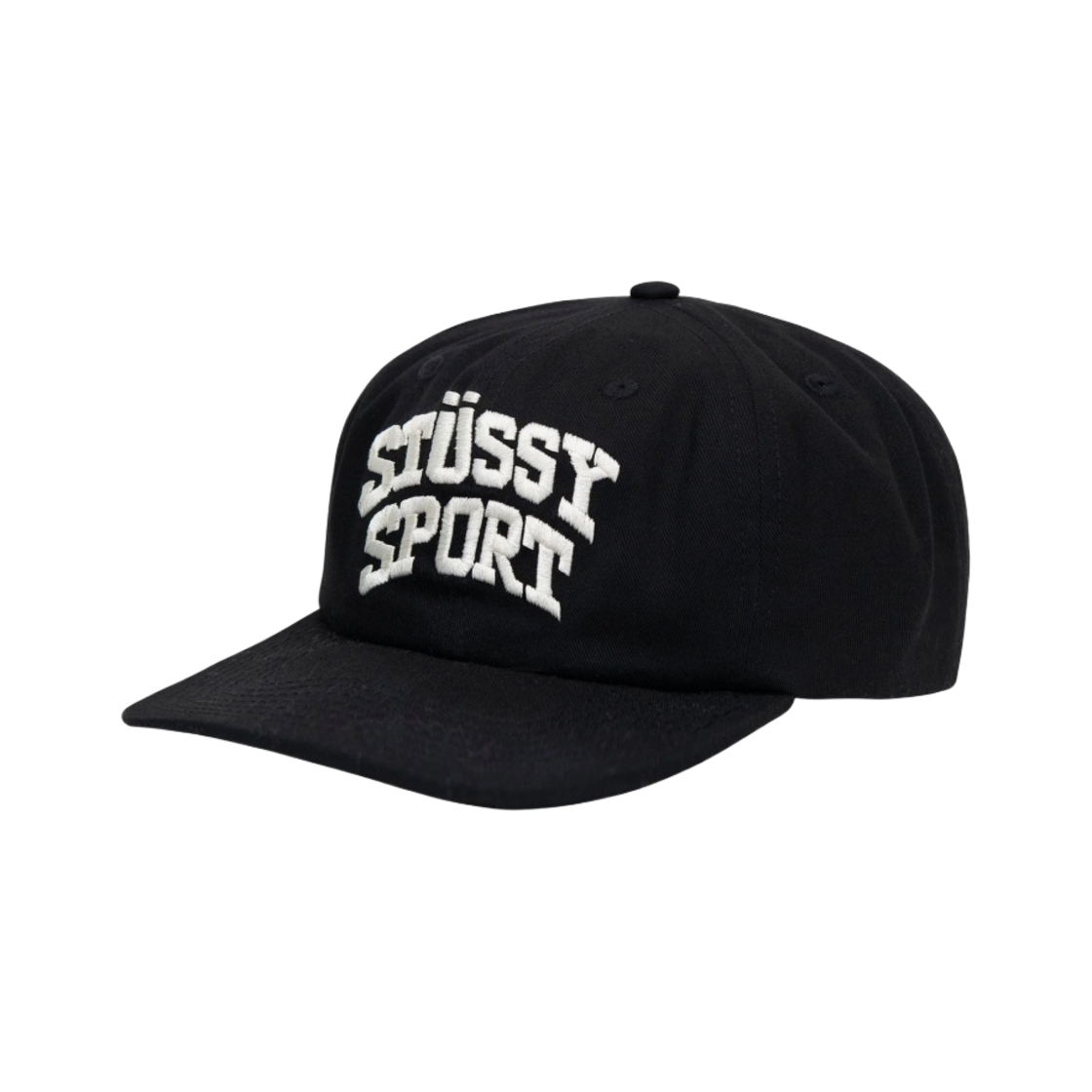 스투시 스포츠 캡 블랙
