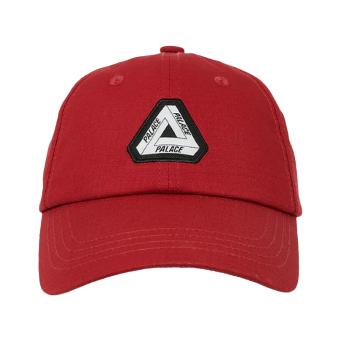 팔라스 트라이퍼그 패치 6-패널 캡 다크 레드 - 22SS(Palace Tri-Ferg Patch 6-Panel Dark Red - 22SS) - 2