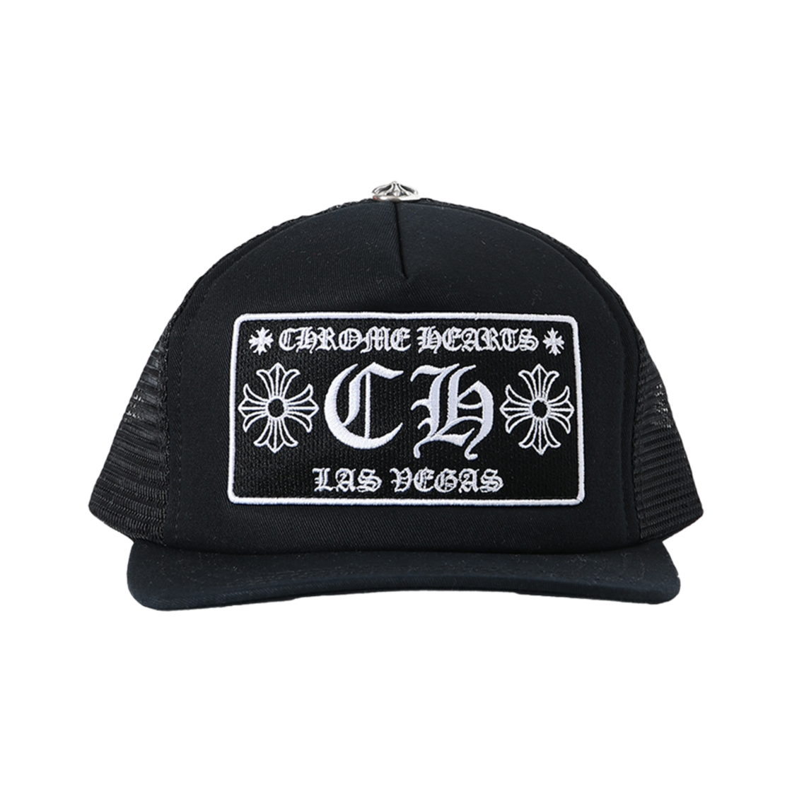 888816161616 Hansroom Chrome Hearts CH Las Vegas Trucker Hat Black
