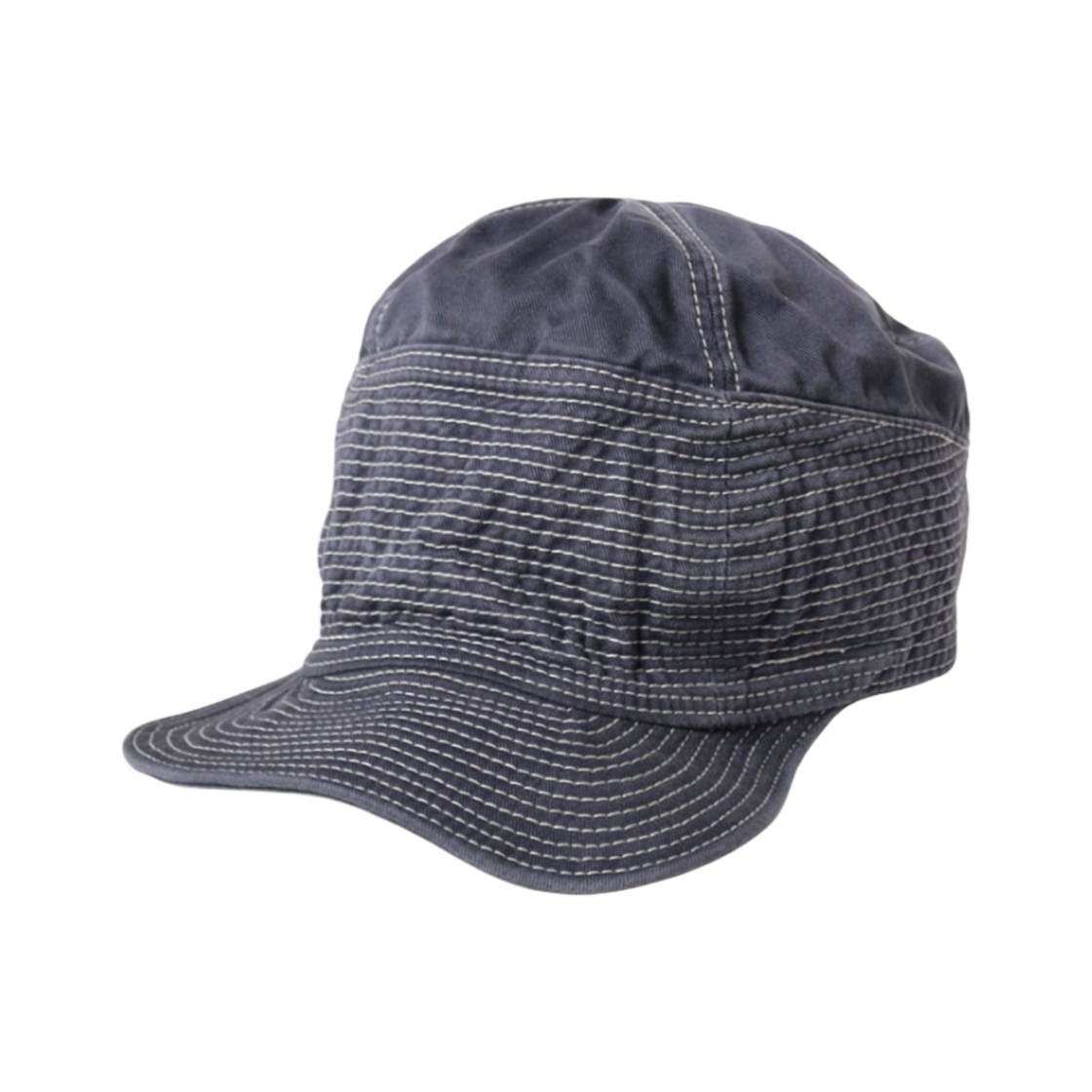 EK-1497XH Kapital Chino The Old Man And The Sea Cap Navy