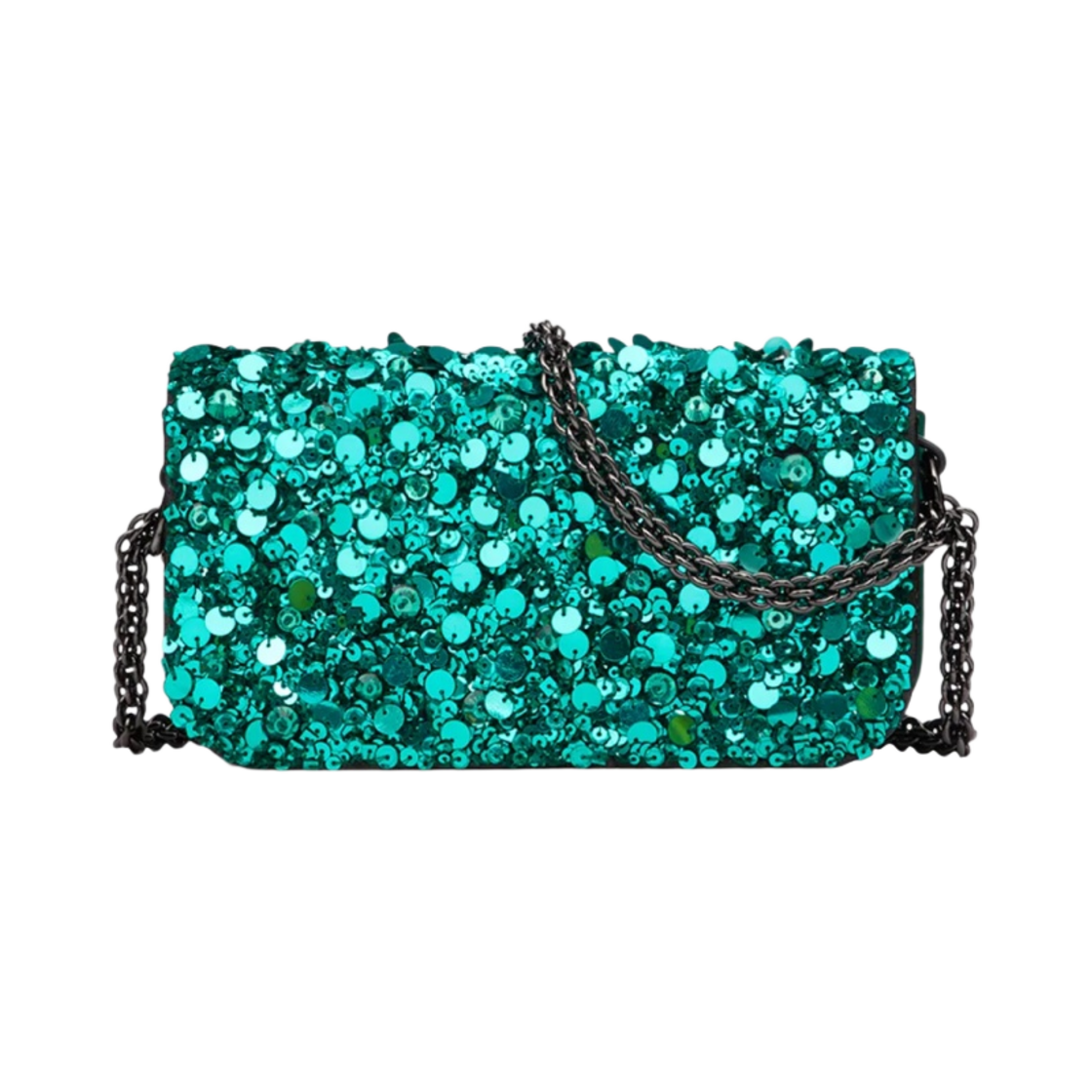 발렌티노 3D 자수 스몰 로코 숄더백 프레셔스 그린(Valentino Small Loco Shoulder Bag With 3D Embrioidery Precious Green) - 4