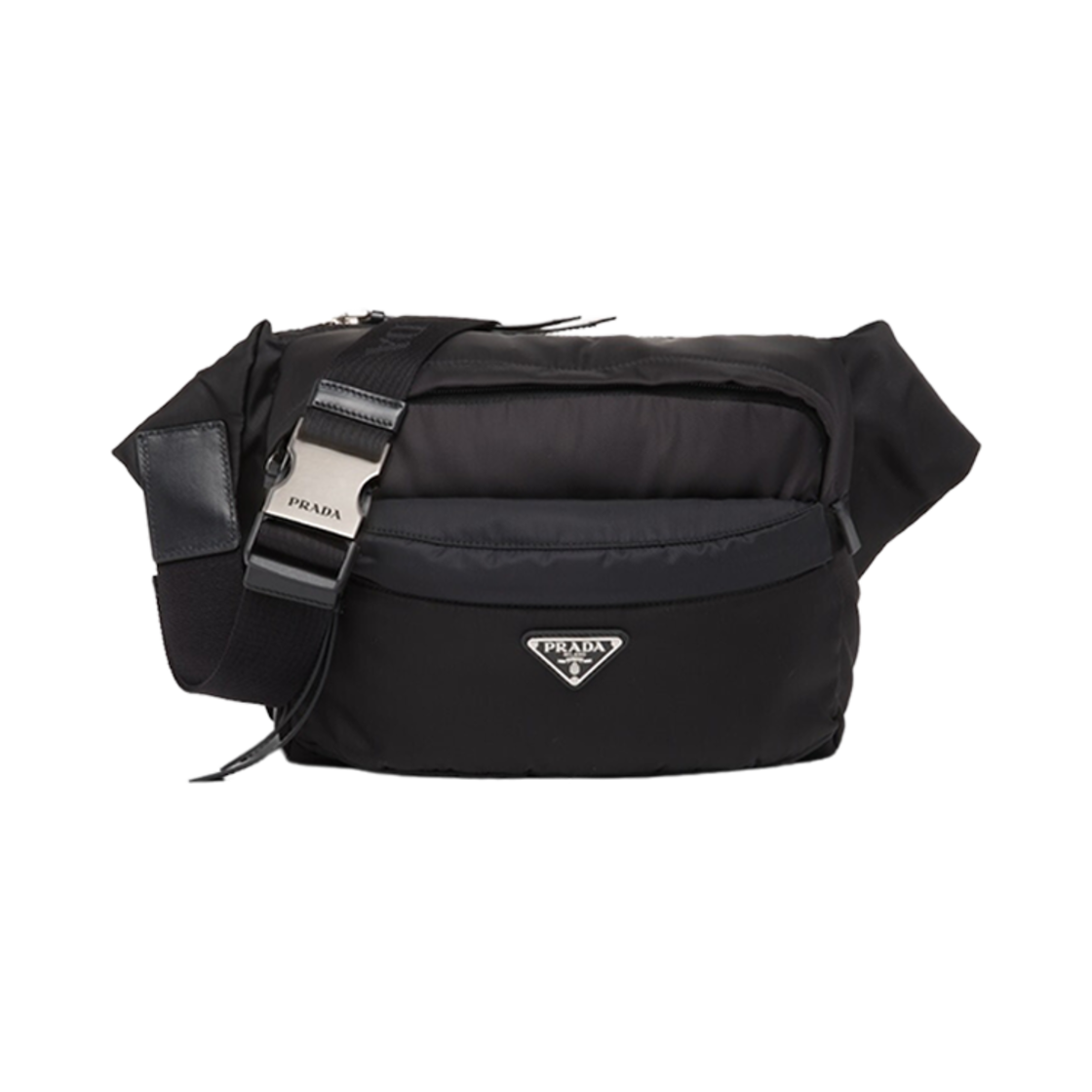 프라다 리나일론 레더 숄더백 블랙(Prada Re-Nylon Leather Shoulder Bag Black) - 1