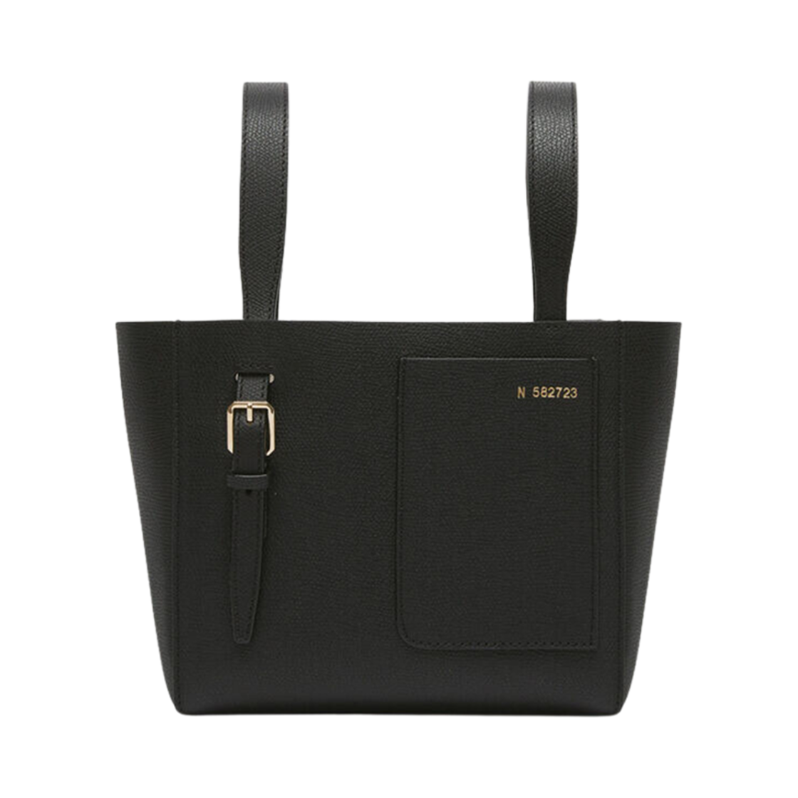 WBSF0090028LOCTFNN Valextra Soft Bucket Micro bag Black