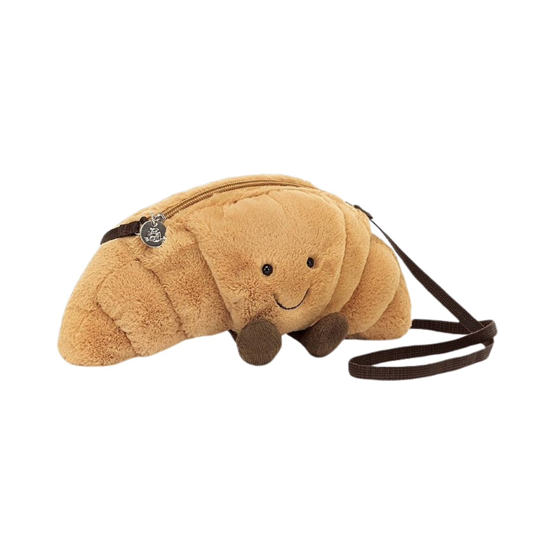A4CROB Jellycat Amuseable Croissant Bag Brown
