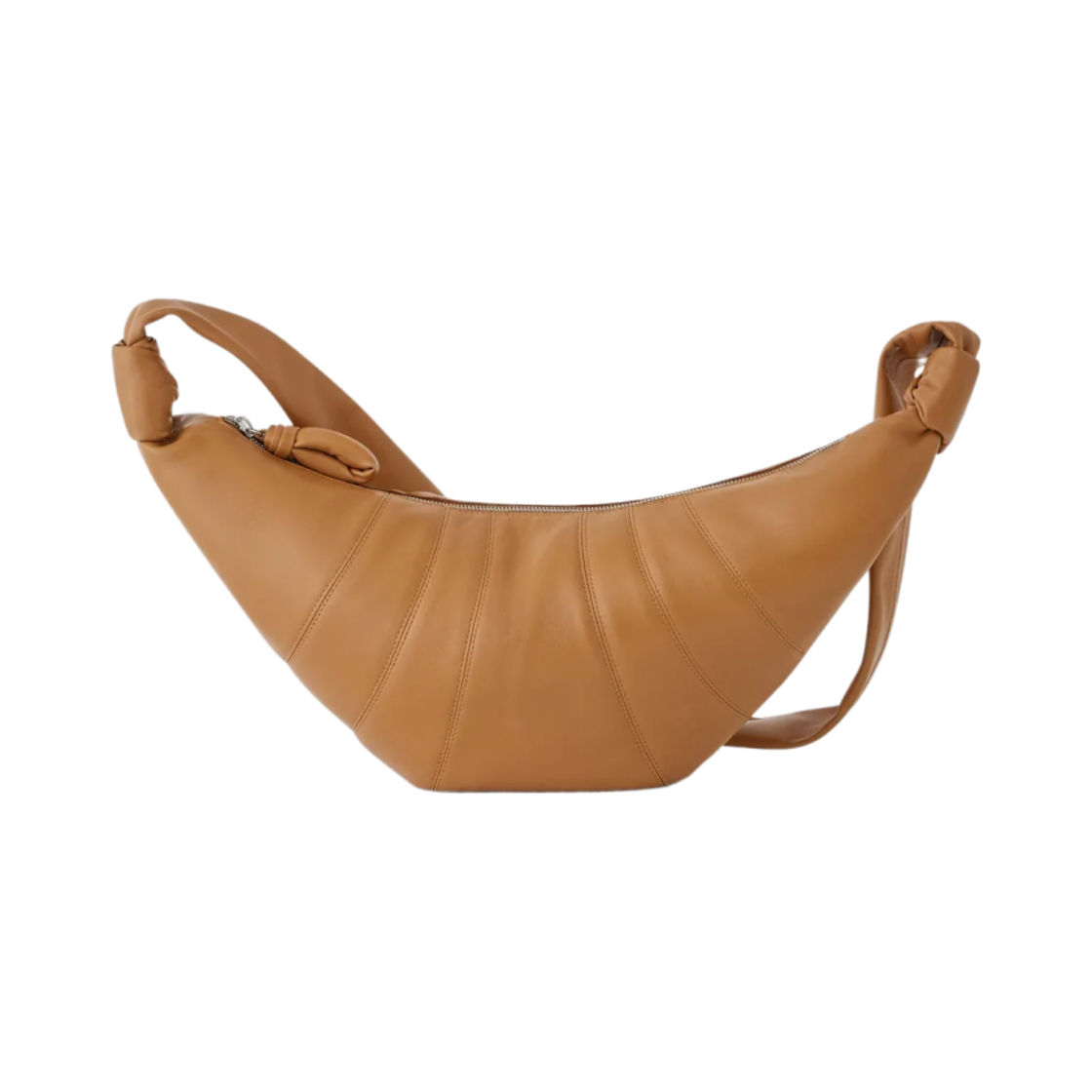 르메르 미디움 크루아상 백 소프트 나파 레더 슈가 브라운