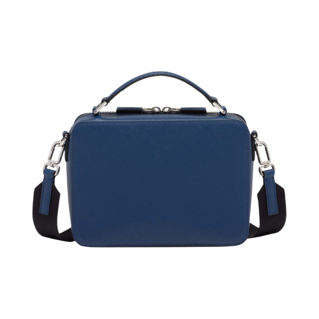 프라다 사피아노 레더 브리크 백 블루에뜨(Prada Saffiano Leather Brique Bag Bluette) - 3