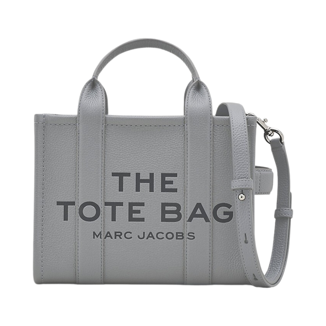 마크 제이콥스 더 레더 스몰 토트백 울프 그레이(Marc Jacobs The Leather Small Tote Bag Wolf Grey)