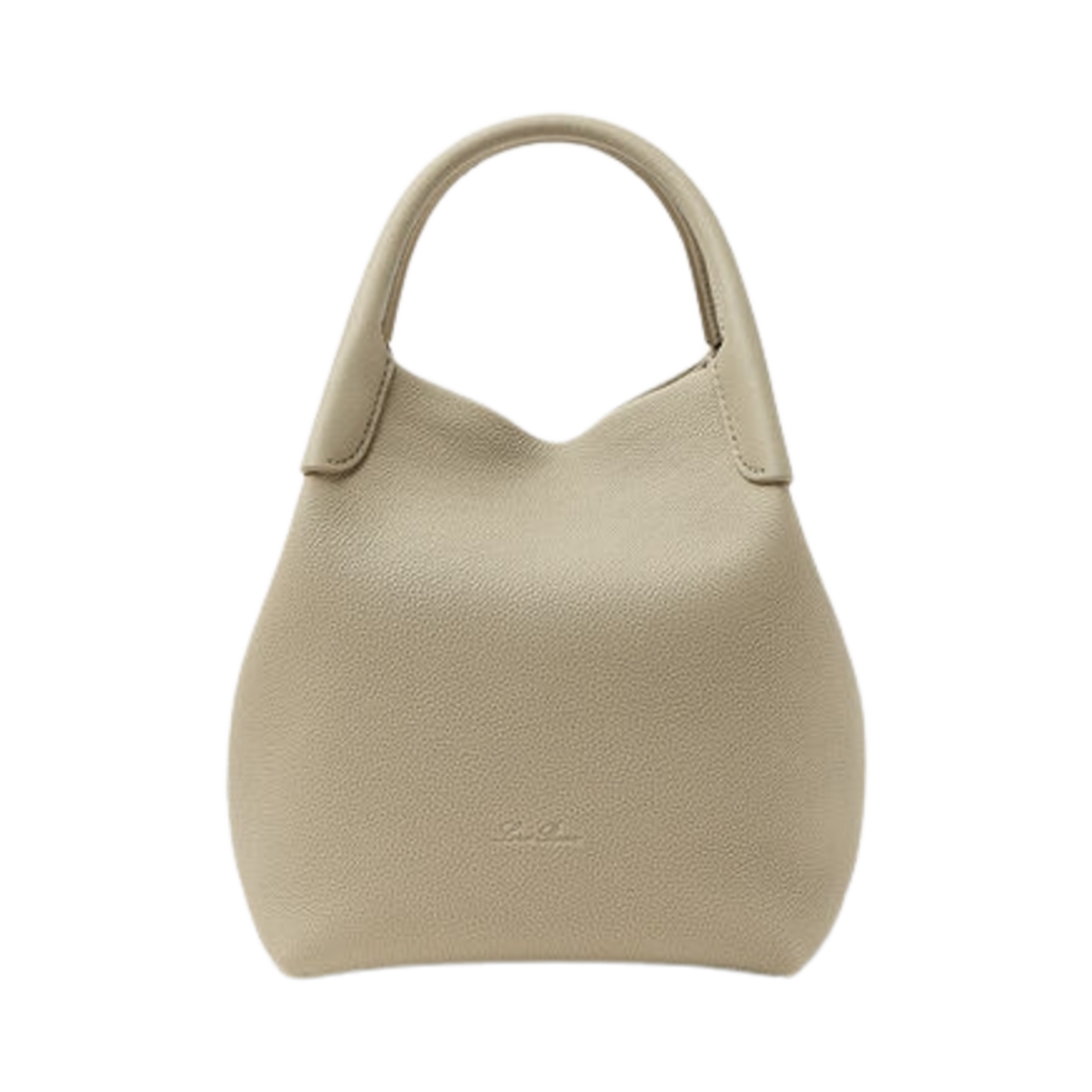 FAN8964-51AX Loro Piana Grained Calfskin Bale Small Bag Dried Taragon Sun Gold