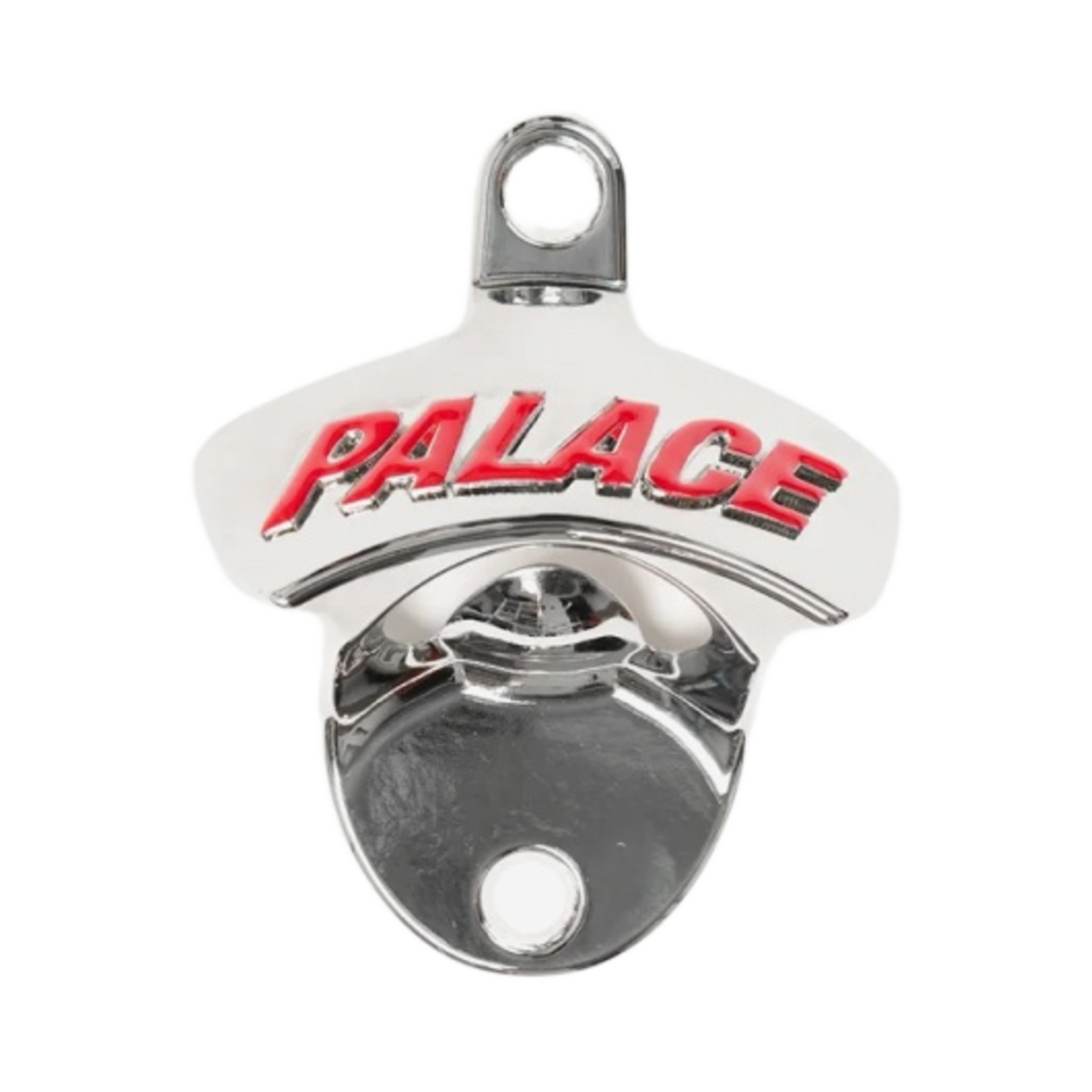 팔라스 메탈 월 마운트 오프너 실버 레드 - 23FW(Palace Metal Wall Mounted Bottle Opener Silver Red - 23FW) - 1