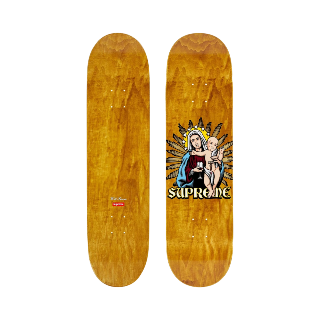 슈프림 블러드 앤 바디 스케이트보드 우드 - 24FW(Supreme Blood and Body Skateboard Wood - 24FW)