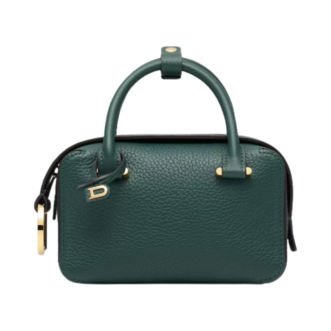 델보 쿨 박스 나노 토뤼옹 소프트 포레스트 도르(Delvaux Cool Box Nano Taurillon Soft Forest Dore)