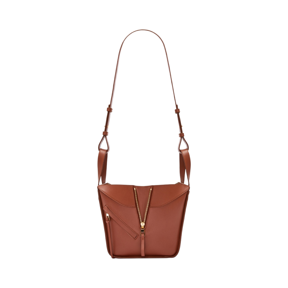 로에베 x 하울의 움직이는 성 캘시퍼 해먹 컴팩트 백 사틴 카프스킨 러스트(Loewe x Howl's Moving Castle Calcifer Hammock Compact Bag in Satin Calfskin Rust) - 5