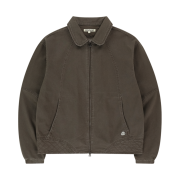 COYSEIO Round Collar Stitch Jacket Cocoa