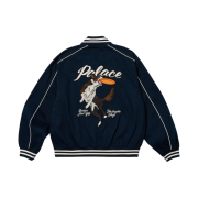 Palace Catch It Bomber Jacket Navy - 23SS