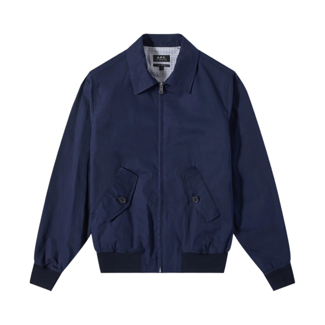COEUU-H02588-IAK A.P.C. Gaspard Harrington Jacket Dark Navy