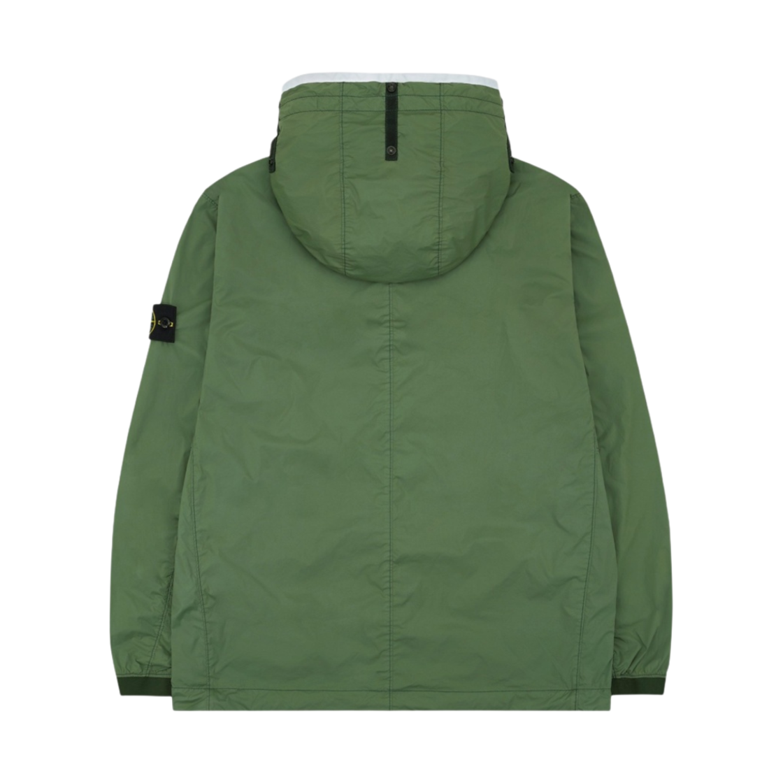 스톤 아일랜드 41131 스킨 터치 나일론 TC 가먼트 다이드 후드 블루종 올리브 그린 - 22SS(Stone Island 41131 Skin Touch Nylon-TC Garment Dyed Hooded Blouson Olive Green - 22SS) - 2