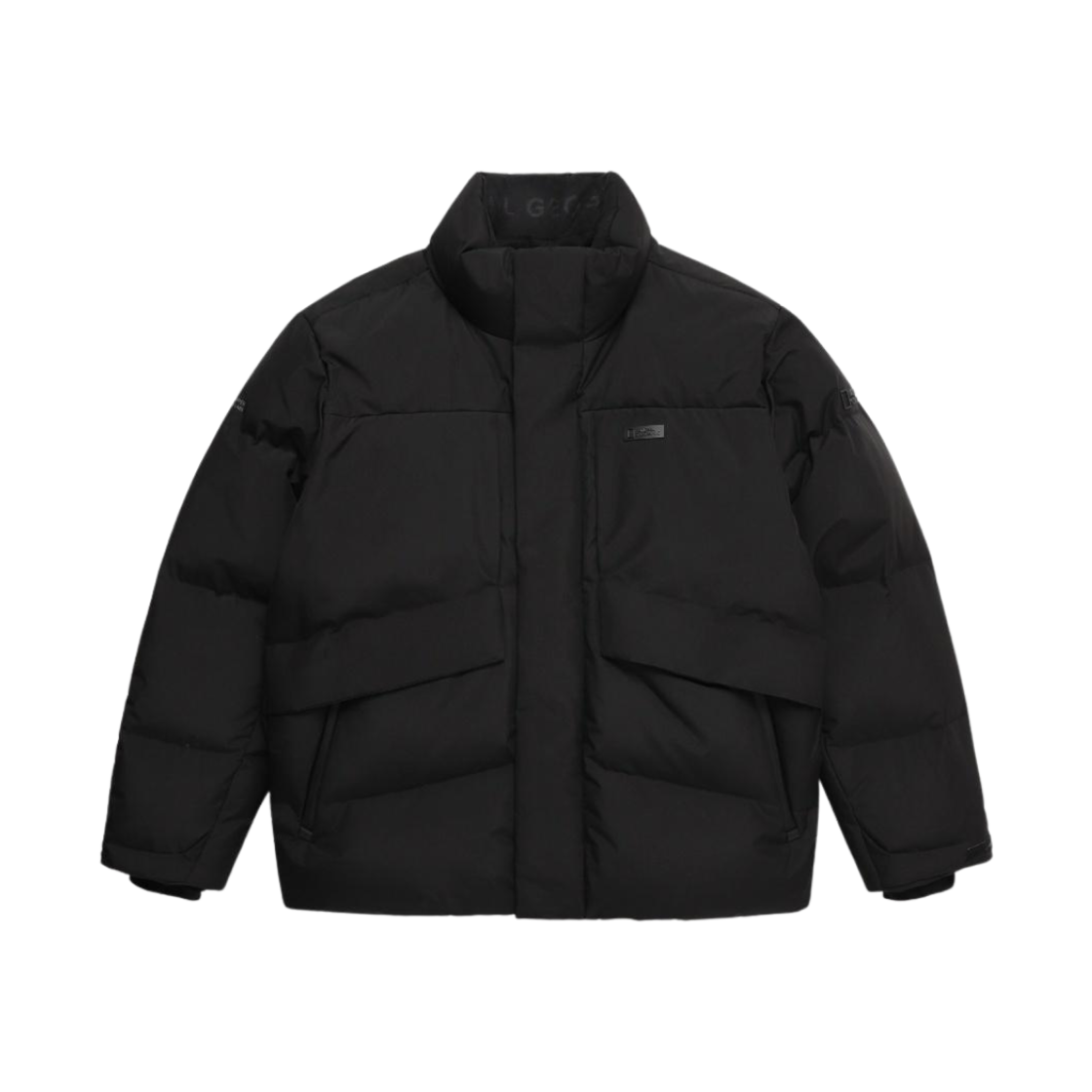 N244UDW300 National Geographic Atlas Windstopper Short Length Goose Down Jumper Carbon Black