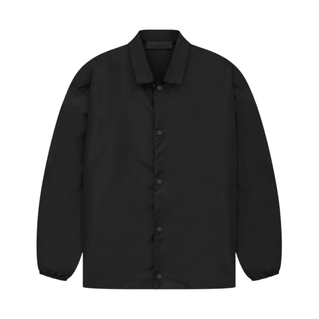 - Essentials The Black Collection Coaches Jacket Black - 23SS