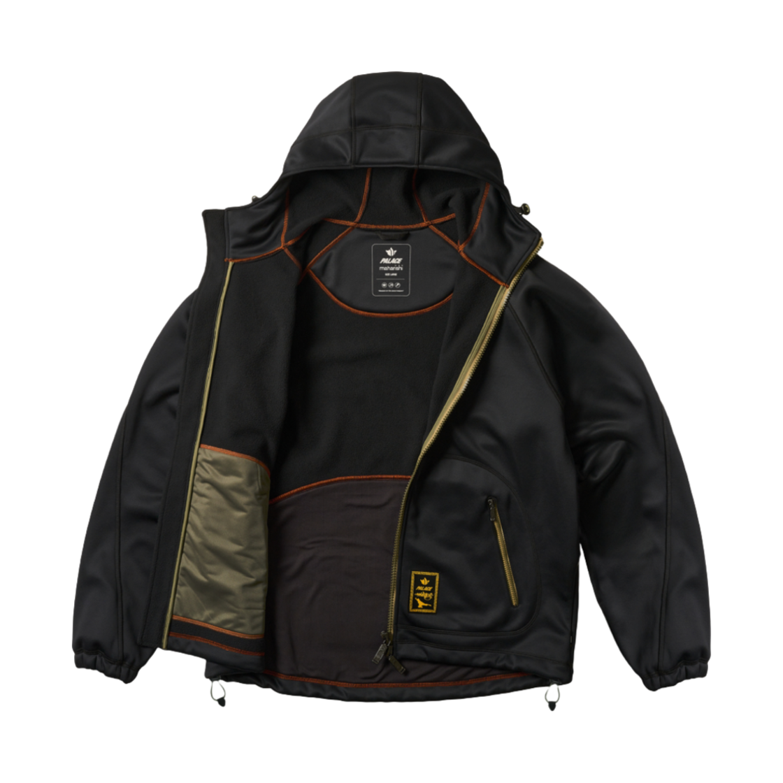 팔라스 x 마하리시 닌자 소프트 쉘 자켓 블랙 - 25SS(Palace x Maharishi Ninja Soft Shell Jacket Black - 25SS) - 2