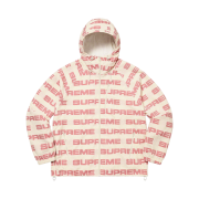 Supreme Logo Ripstop Hooded Track Jacket Natural - 21FW