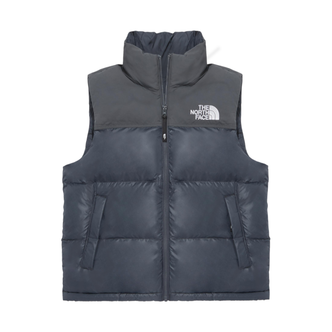 NV3NQ53B The North Face Nuptse On Ball Vest Steel Gray - 24FW