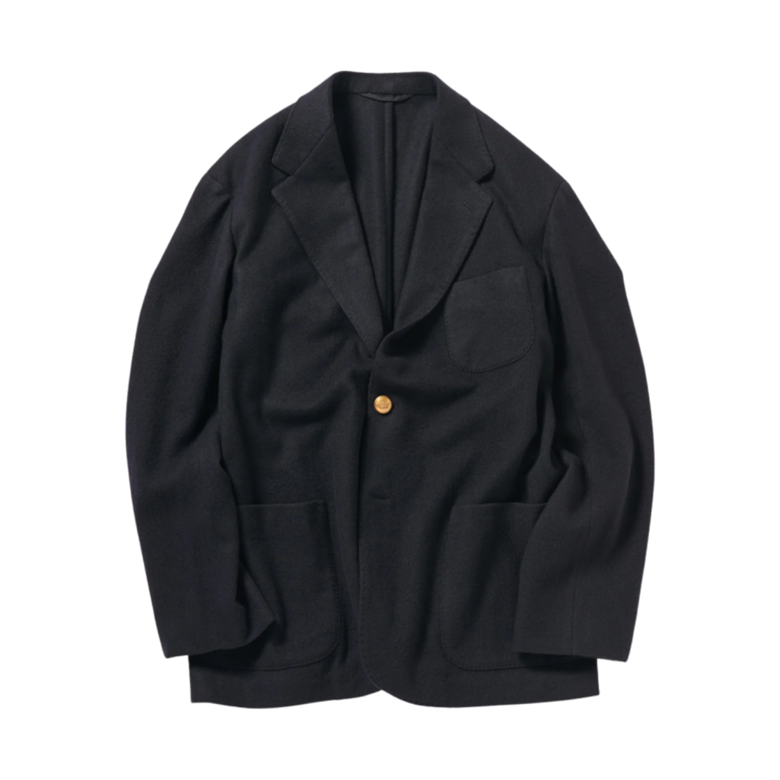 코모리 캐시미어 네이비 블레이저 네이비 - 24AW(Comoli Cashmere Navy Blazer Navy - 24AW)
