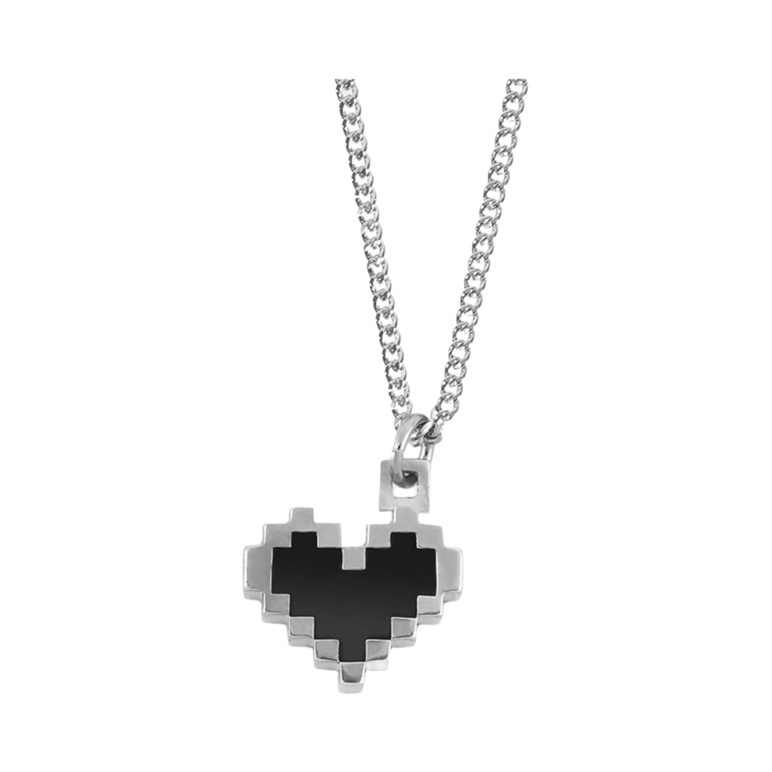 NONENON-053 Nonenon Mini Pixel Love Necklace Silver925