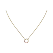 Cartier Trinity Necklace Mini White Gold Rose Gold Yellow Gold