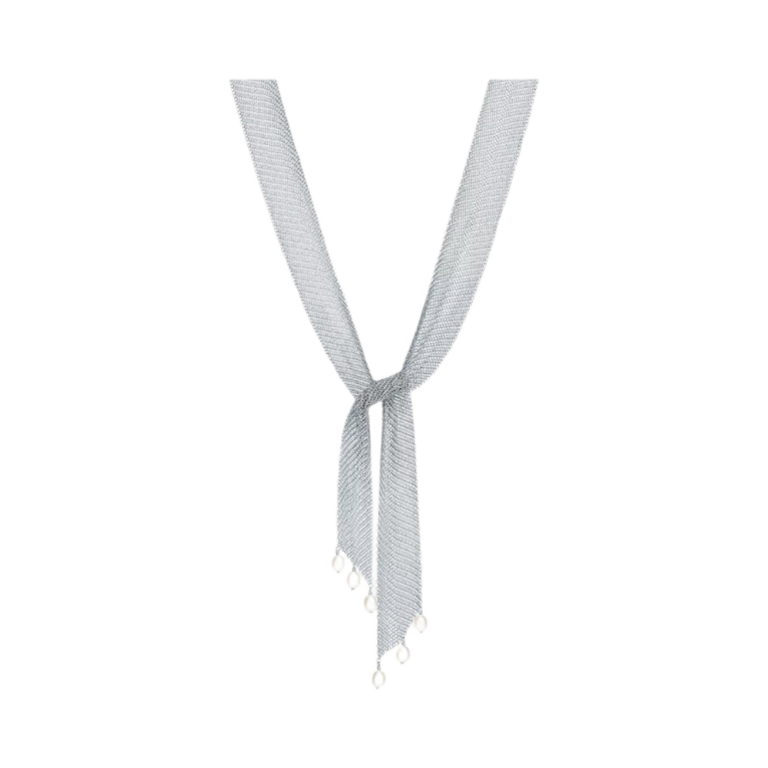 티파니 앤 코 엘사 퍼레티 메쉬 타이 네클리스 스털링 실버(Tiffany & Co. Elsa Peretti Mesh Tie Necklace Sterling Silver) - 2