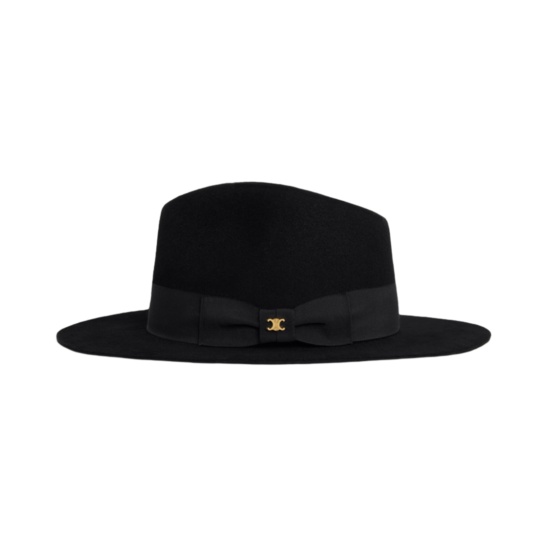 (W) 셀린느 페도라 햇 펠트 블랙((W) Celine Fedora Hat in Felt Black) - 2