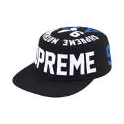 Supreme Alpha Omega Pillbox Hat Black - 24FW
