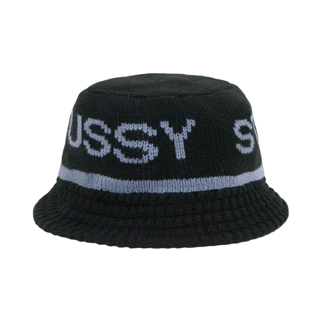 스투시 자카드 니트 버킷햇 블랙(Stussy Jacquard Knit Bucket Hat Black) - 2