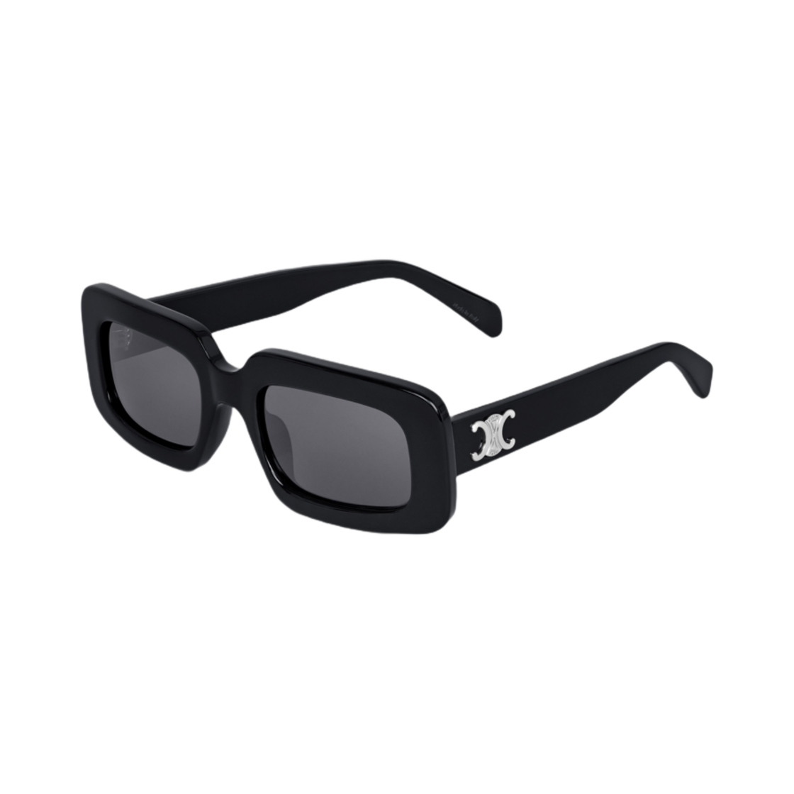 4S313CPLB-38NO Celine Triomphe Skate 02 Sunglasses in Acetate Black