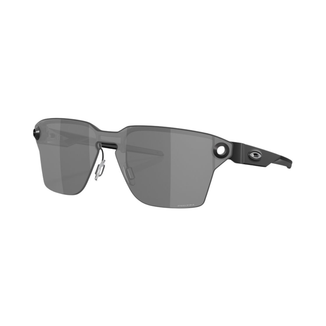 오클리 러그플레이트 새틴 블랙 프레임 프리즘 블랙 렌즈 레귤러 핏(Oakley Lugplate Satin Black Frame Prizm Black Lenses Regular Fit) - 1