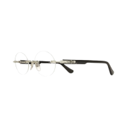 Chrome Hearts Deep III Shiny Silver Black Plastic
