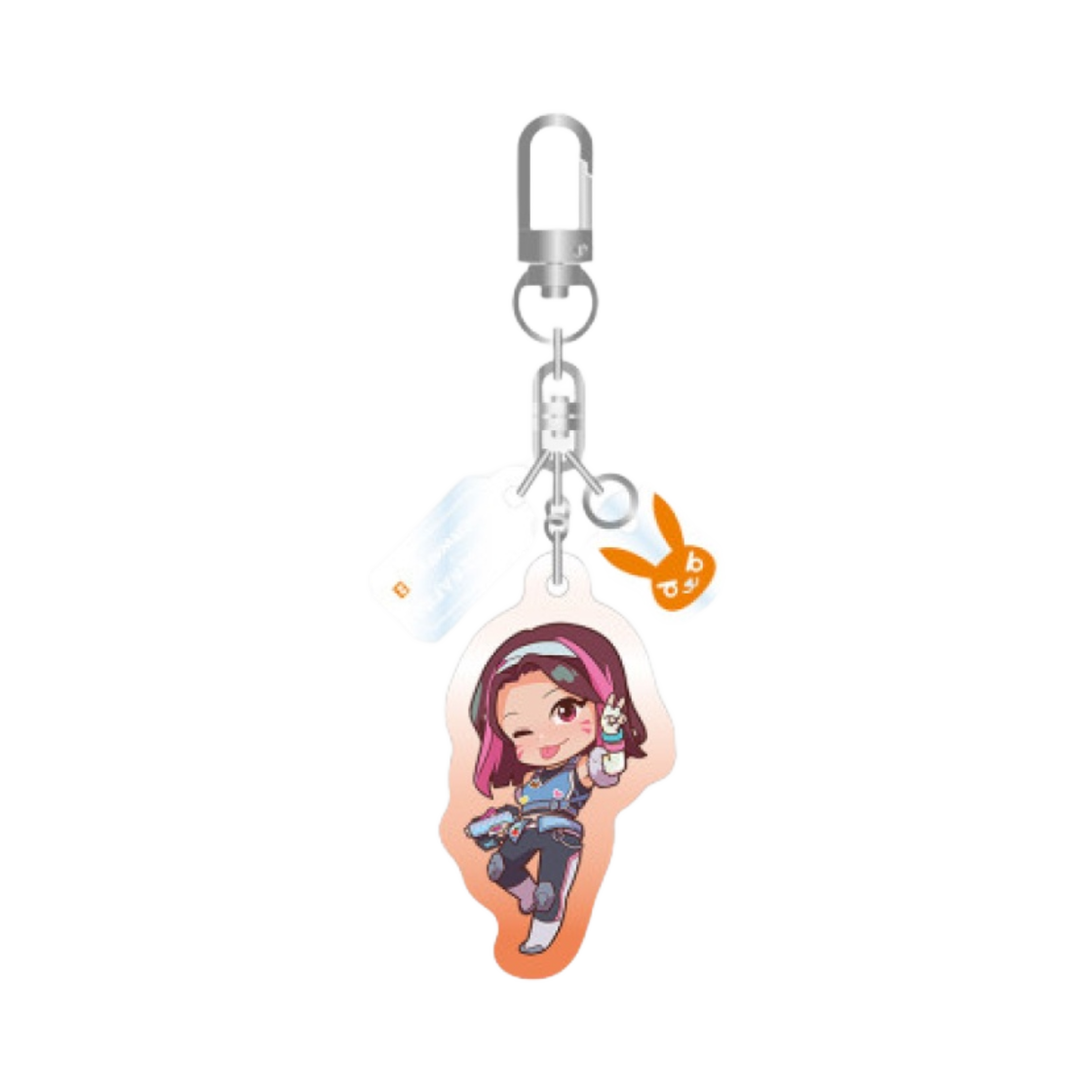 블리자드 x 르세라핌 오버워치 2 아크릴 키링 SD 버전 송하나(Blizzard x LE SSERAFIM Overwatch 2 Acrylic Keyring SD Ver. Song Hana)