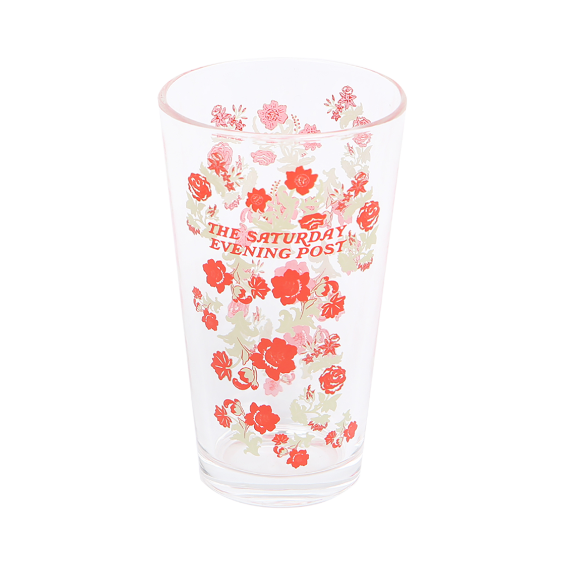 더 새터데이 이브닝 포스트 플라워 글래스 레드(The Saturday Evening Post Flower Glass_Red)